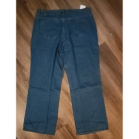 NWOT  Woman Within Jeans 24t New Strech Wide Leg - Picture 6 of 8